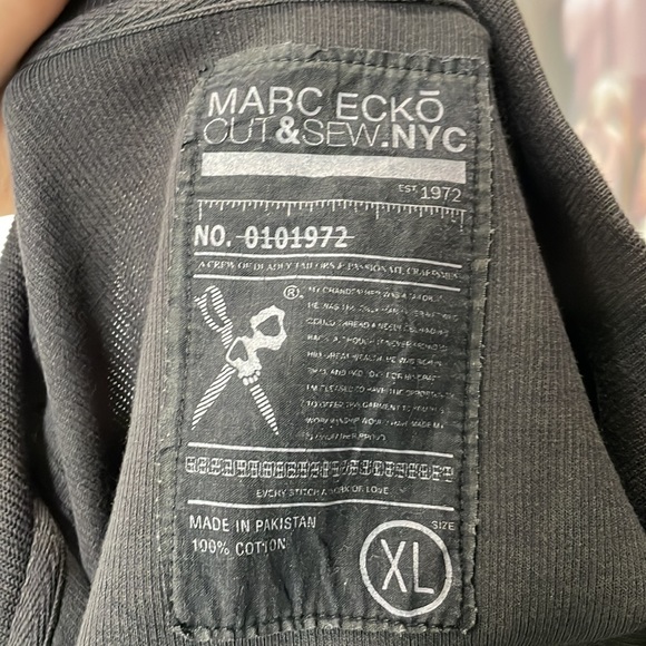 Marc Ecko Quarter Front Zip Jacket. Size XL - Picture 7 of 7